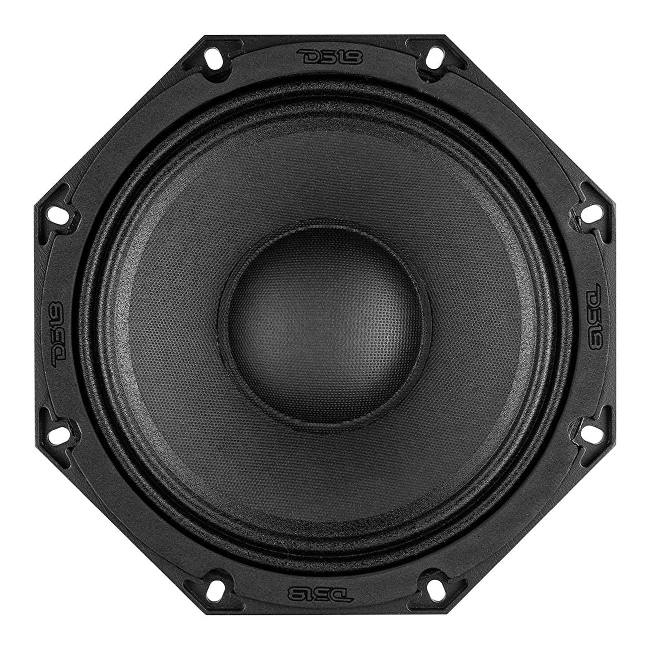8OCT4008 - DS18 Octagonal 8" Midrange Speaker 400W RMS/800W Max 8 Ohm (Sold Each)