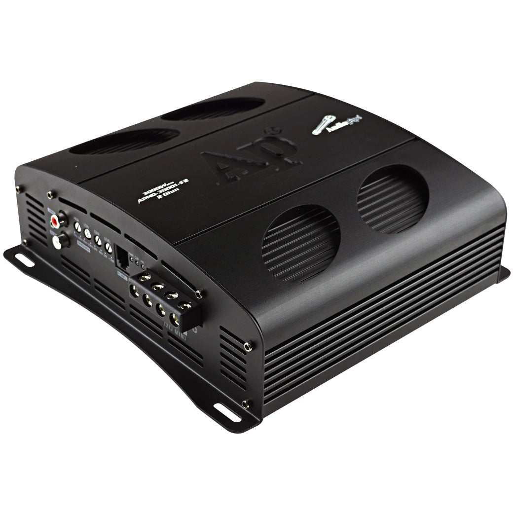 APHD30001F2 - Audiopipe Class D Full Bridge High Power Amplifier 3000 Watts Mono 2 ohm Stable