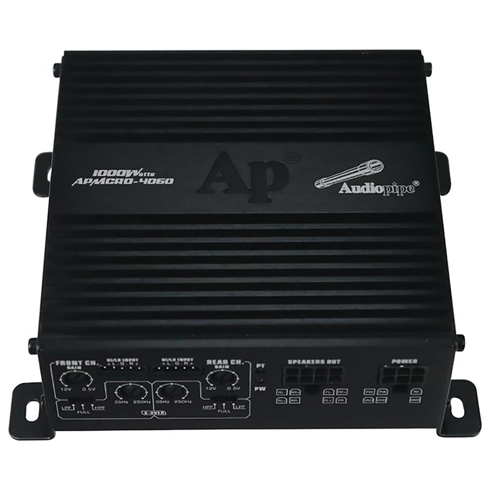 APMCRO4060 - Audiopipe Micro 4 Channel Amplifier 1000W Max