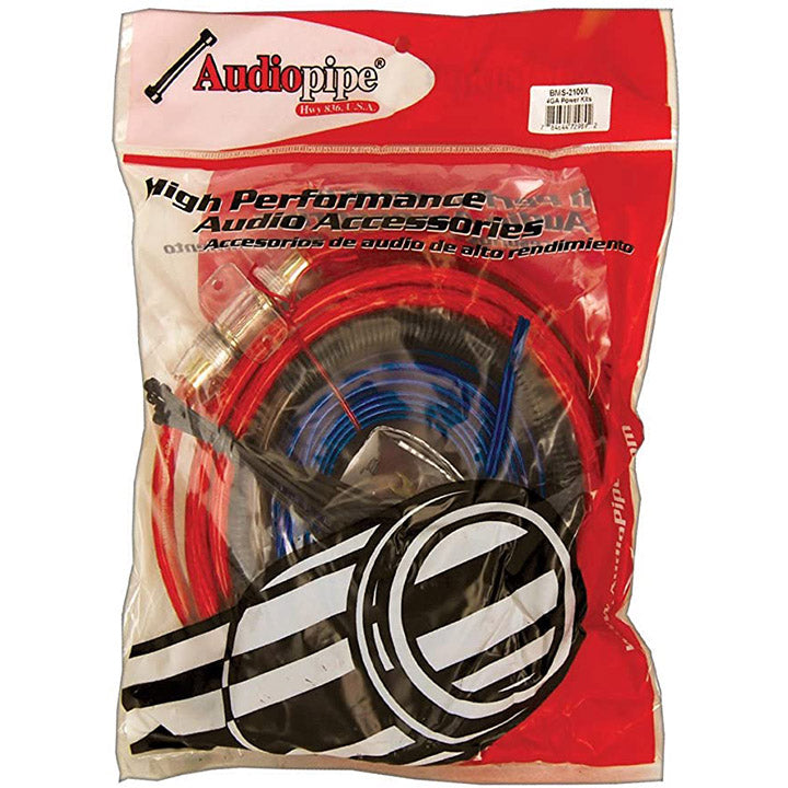 BMS2100SX - Audiopipe 4 Gauge Amplifier Wiring Kit - 2100 Watts