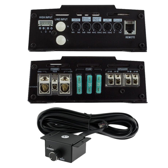 CANDYXXL1B - DS18 CANDY Compact Class D Monoblock Amplifier 3000 Watts