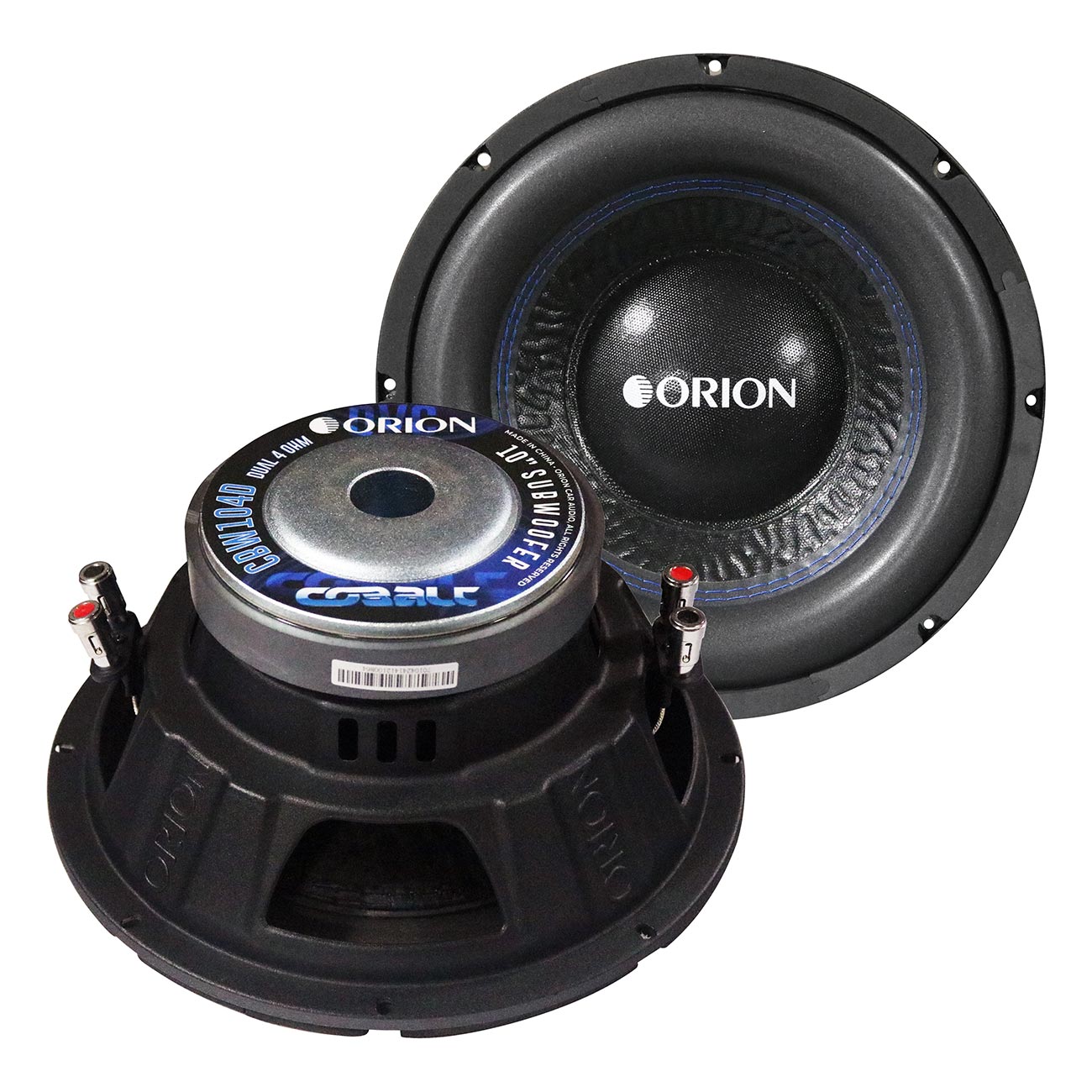 CBW104D - Orion Cobalt 10″ Woofer 300W RMS/1200W Max Dual 4 Ohm Voice Coil