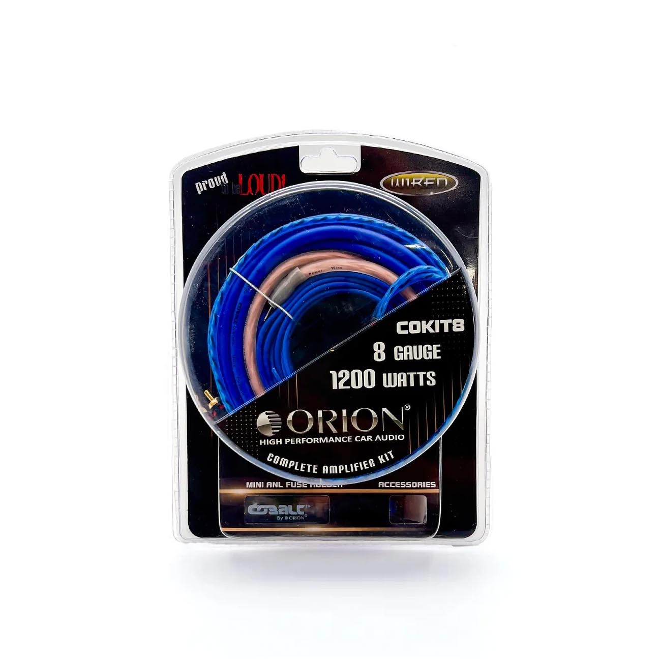 COKIT8 - Orion Cobalt 8 Gauge Amplifier Wiring Kit - 1200 Watts