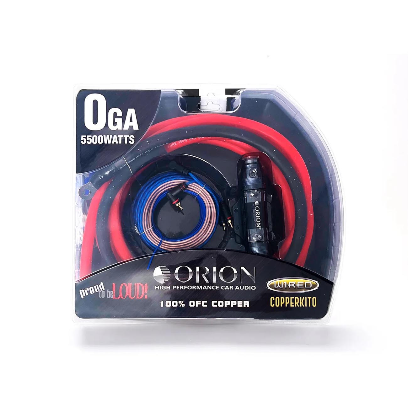 COPPERKIT0 - Orion XTR 0 Gauge Amplifier Wiring Kit 100% OFC Copper - 5500 Watts