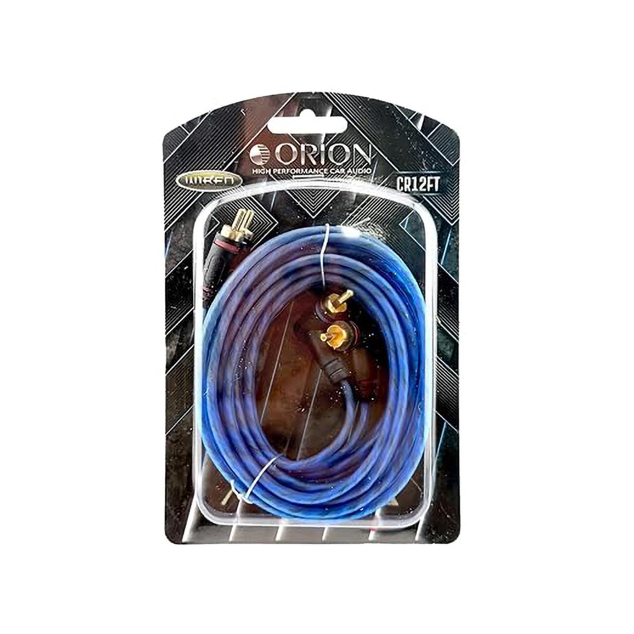 CR12FT - Orion 12' CCA 2-Channel RCA Cable - Translucent Blue
