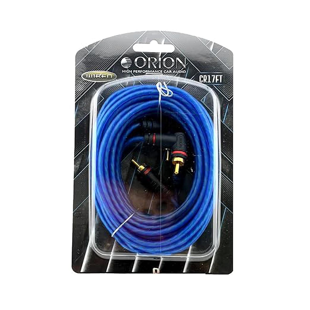 CR17FT - Orion 17' CCA 2-Channel RCA Cable - Translucent Blue