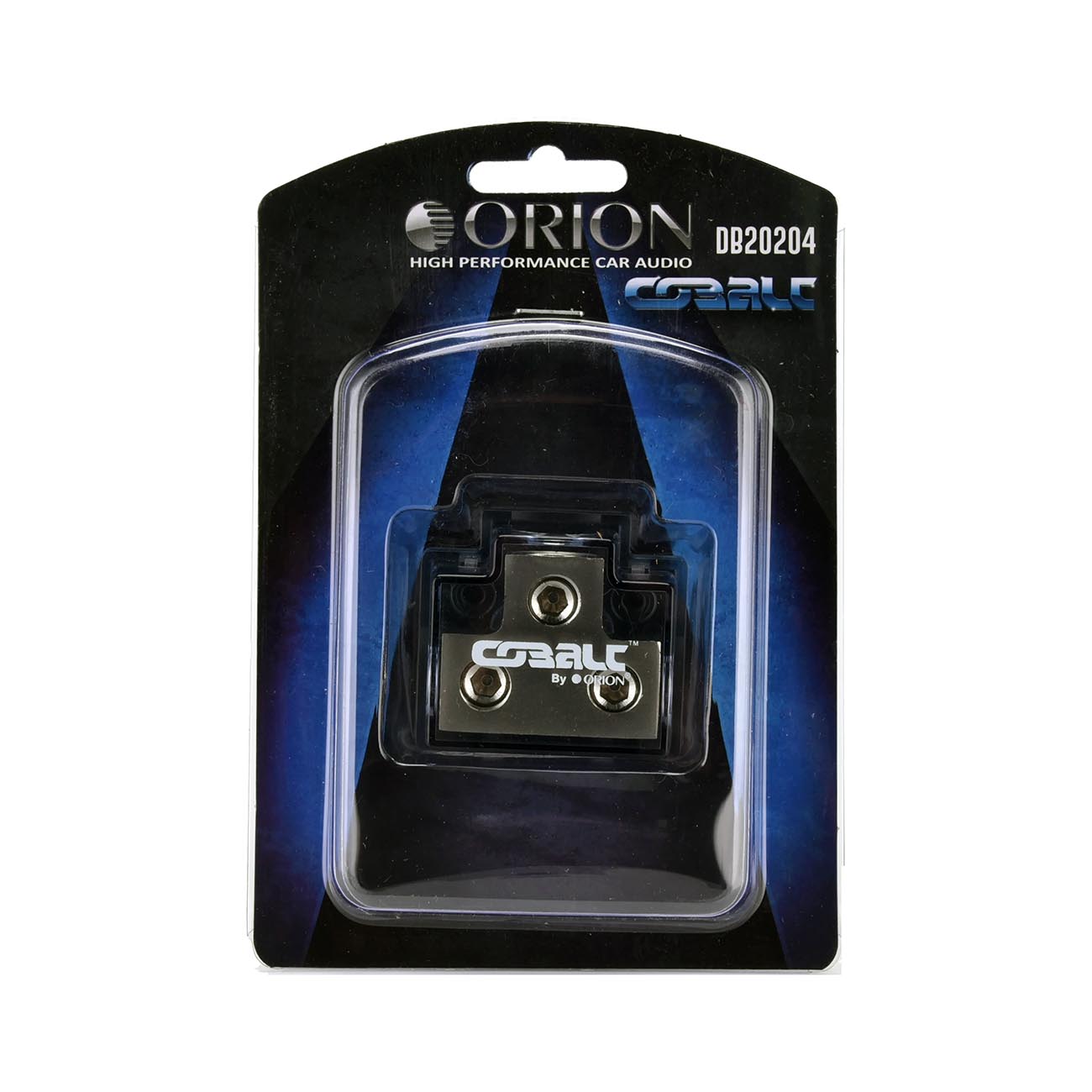 DB20204 - Orion Cobalt Series T-Style (1) 0/2 Ga. In / (2) 0/4 ga. Out Distribution Block