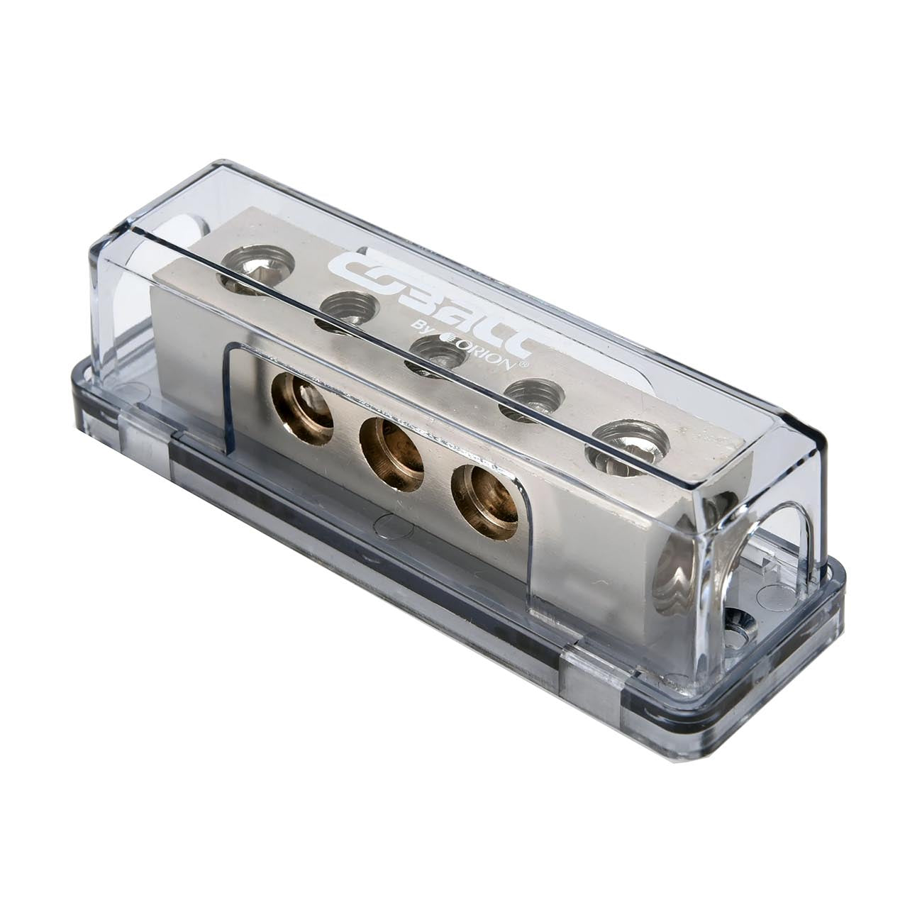 DB2034 - Orion Cobalt Distribution Block: (2) 0/2 ga. Inputs & (3) 4 ga. Outputs