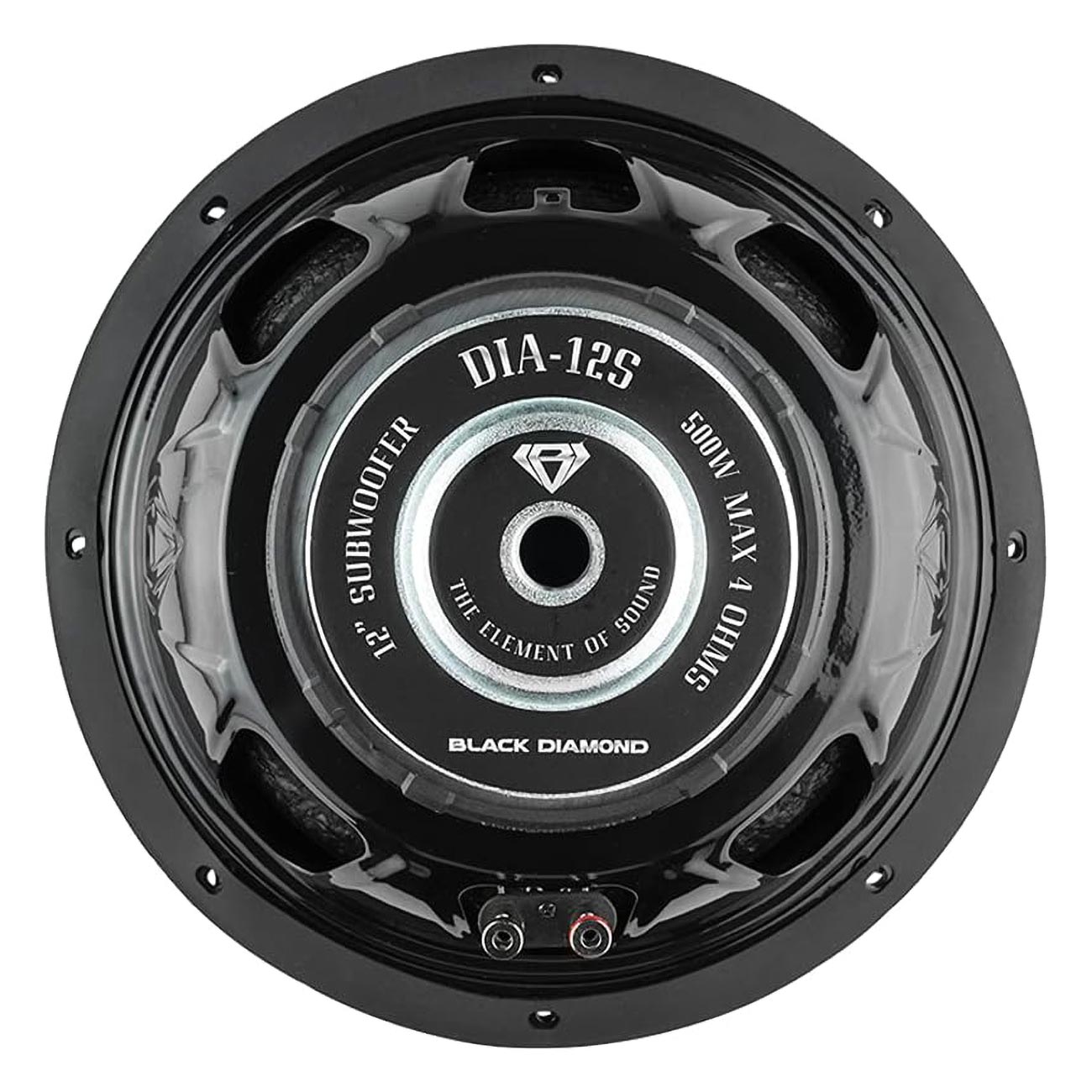 DIA10S - Black Diamond 10" Subwoofer 4-Ohm Svc 440 Watts
