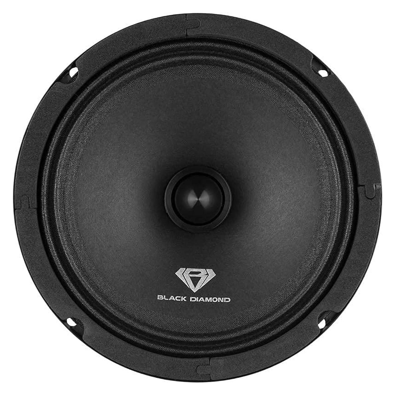 DIACM84B - Black Diamond 8" Mid-range LoudSpeaker With Bullet 4-Ohm 140 Watts