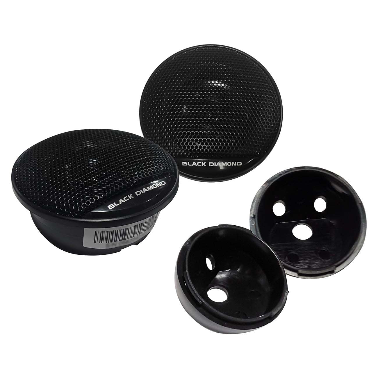 DIADT13 - Black Diamond 1" Dome Tweeter 30 Watts 0.5" VC Pei 4-Ohm (Black)