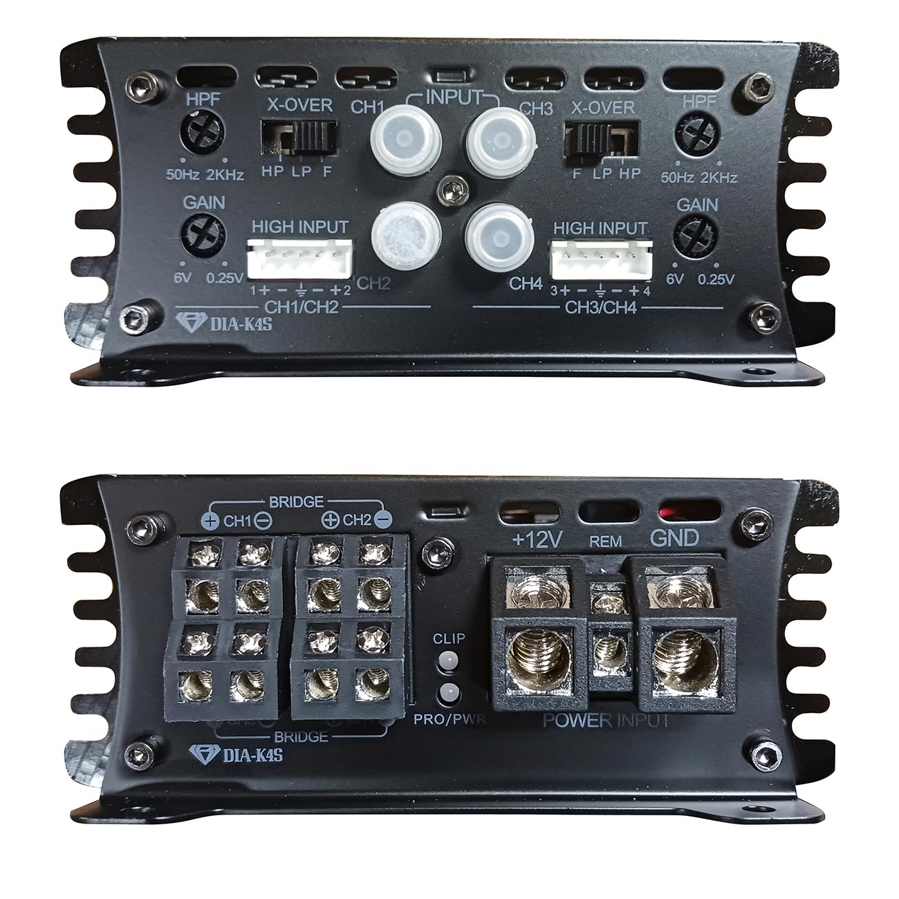 DIAK4S - Black Diamond Full Range Class D 4-Channel Amplifier