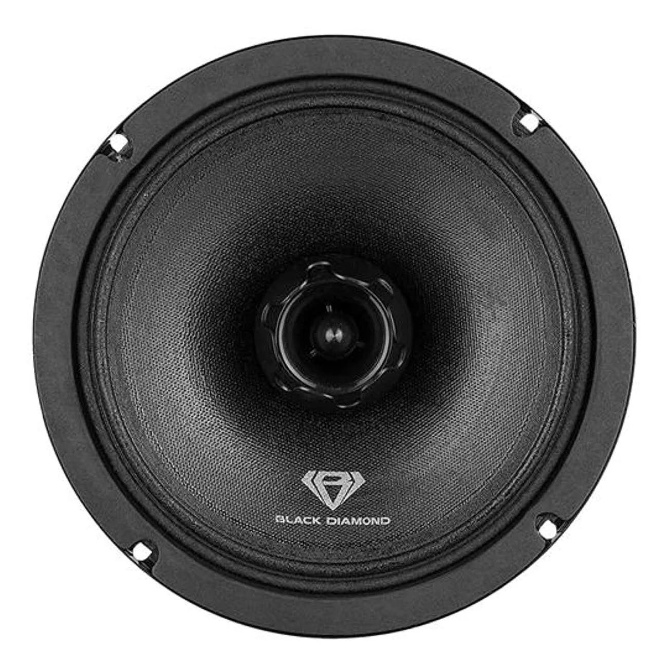 DIAXT8 - Black Diamond 8" Mid-range LoudSpeaker With Bullet Tweeter Built In 4-Ohm 550 Watts