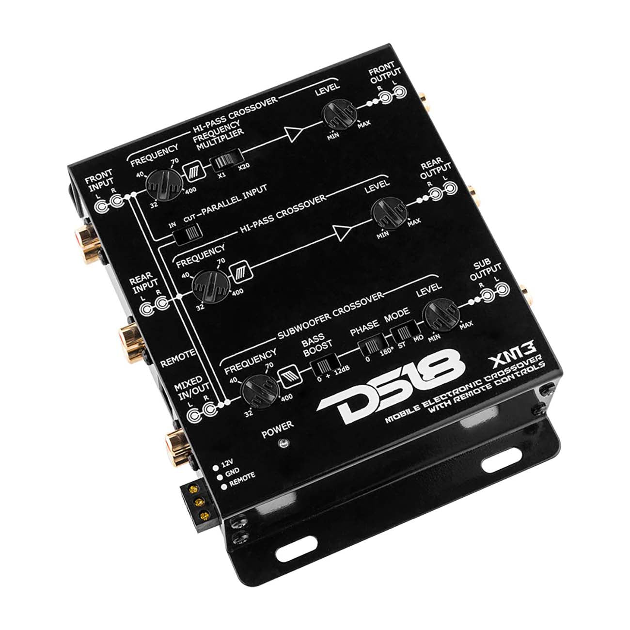 DSXM3 - DS18 3-Way Electronic Crossover with Remote Bass Control