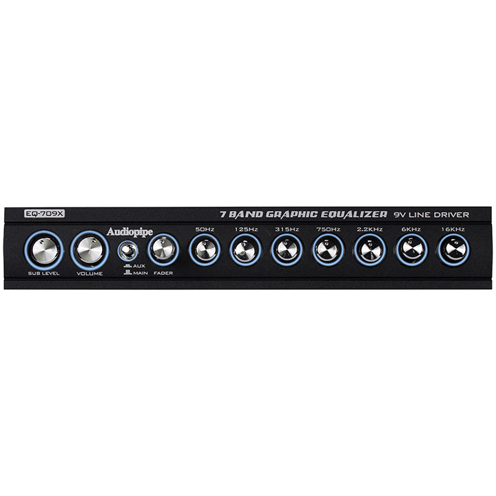 EQ709X - Audiopipe 7 Band Equalizer