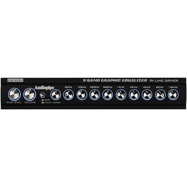 EQ909X - Audiopipe 9 Band Equalizer