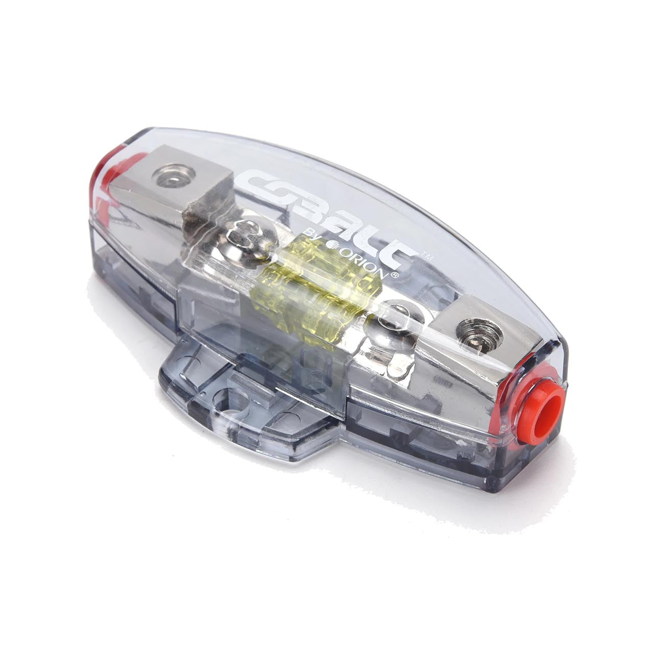 FHMF100 - Orion Cobalt Mini ANL Fuse Holder 4/8 ga. In/Output with Adapter and 100A Fuse
