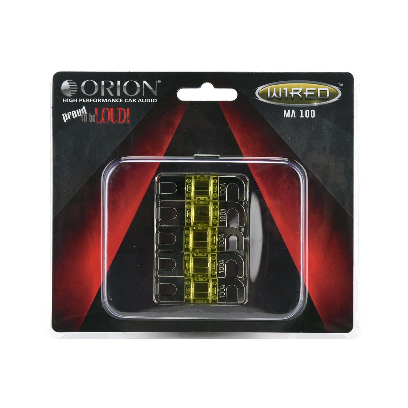 MA100 - Orion MINI ANL 100 AMP 5 FUSES PACK
