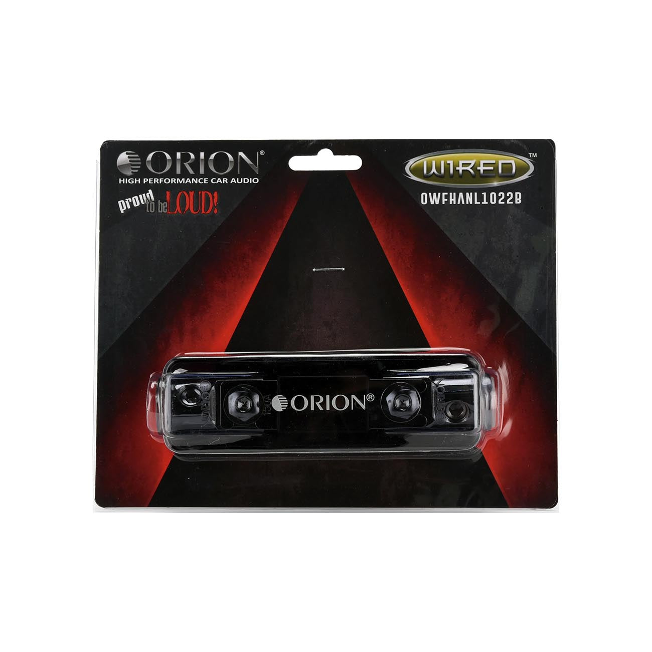 OWFHANL1022B - Orion Wired Series ANL Fuse Holder 0/2 Gauge In/Out with Adapter and 150A Fuse
