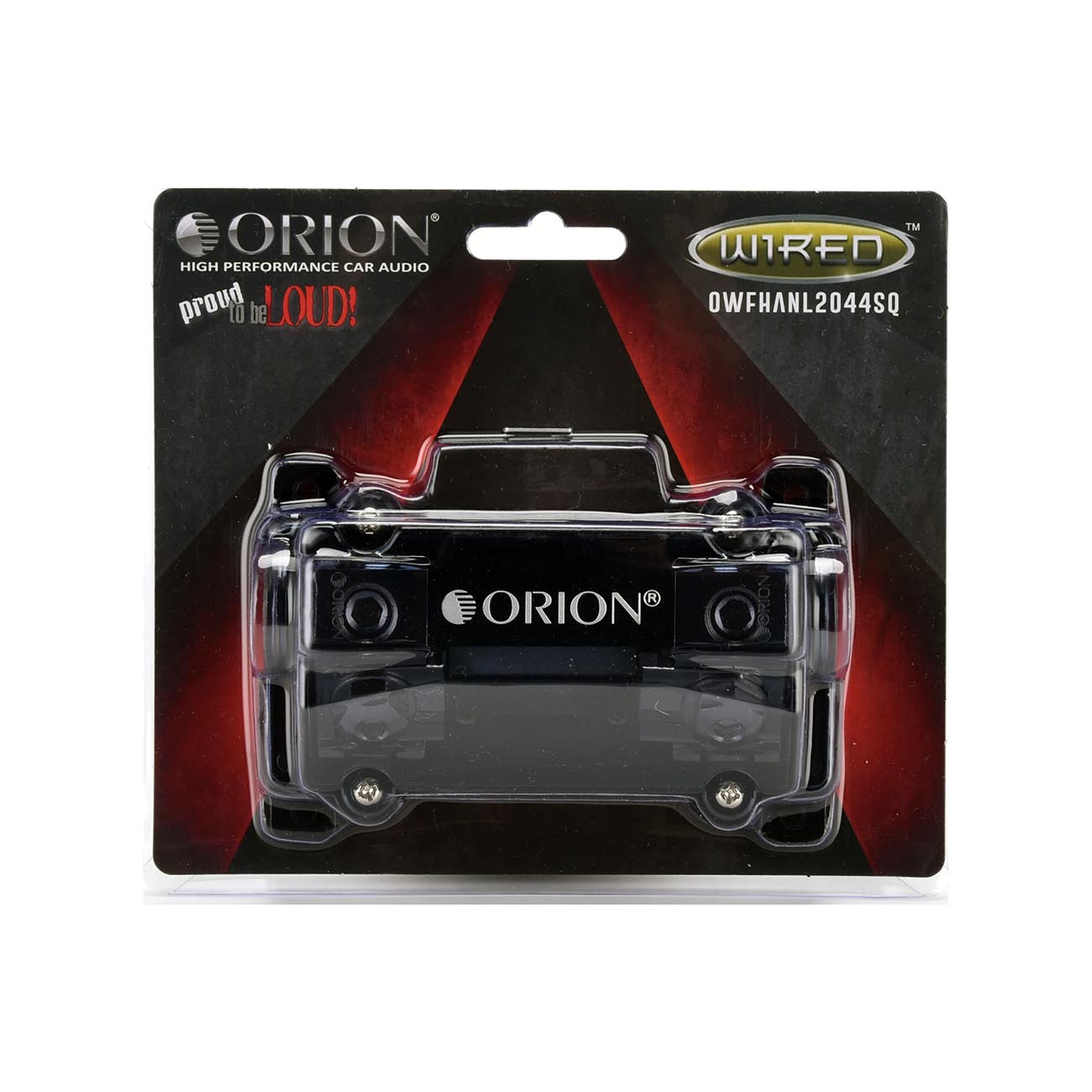 OWFHANL2044SQ - Orion Wired Series ANL Fuse Holder - 0/2 ga. In/Output with 150A Fuse