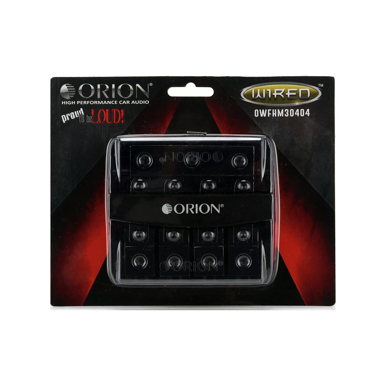 OWFHM30404 - Orion Wired Series 3 In/4 Out Distribution Block with (4) 100A MANL Fuses