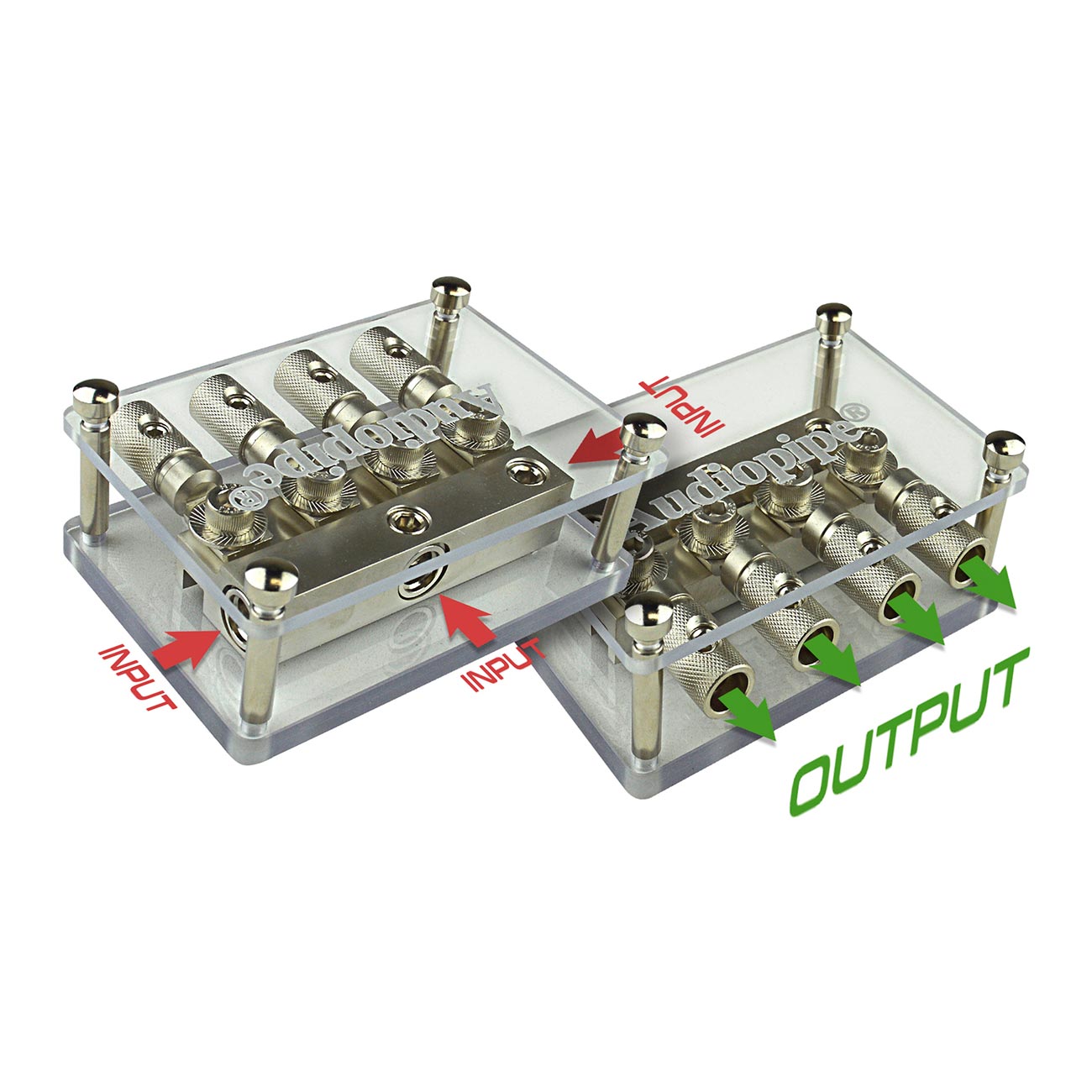 PB30444RGT - Audiopipe 4-Way Negative Distribution Block