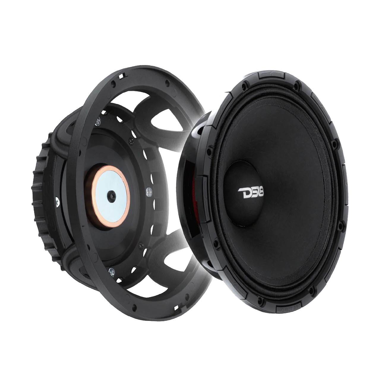 PROJECT36064NEO - DS18 6.5” Neodymium Magnet Mid-High Loudspeaker 350W RMS/700W MAX 4-Ohm Rotating Recone Design Fo