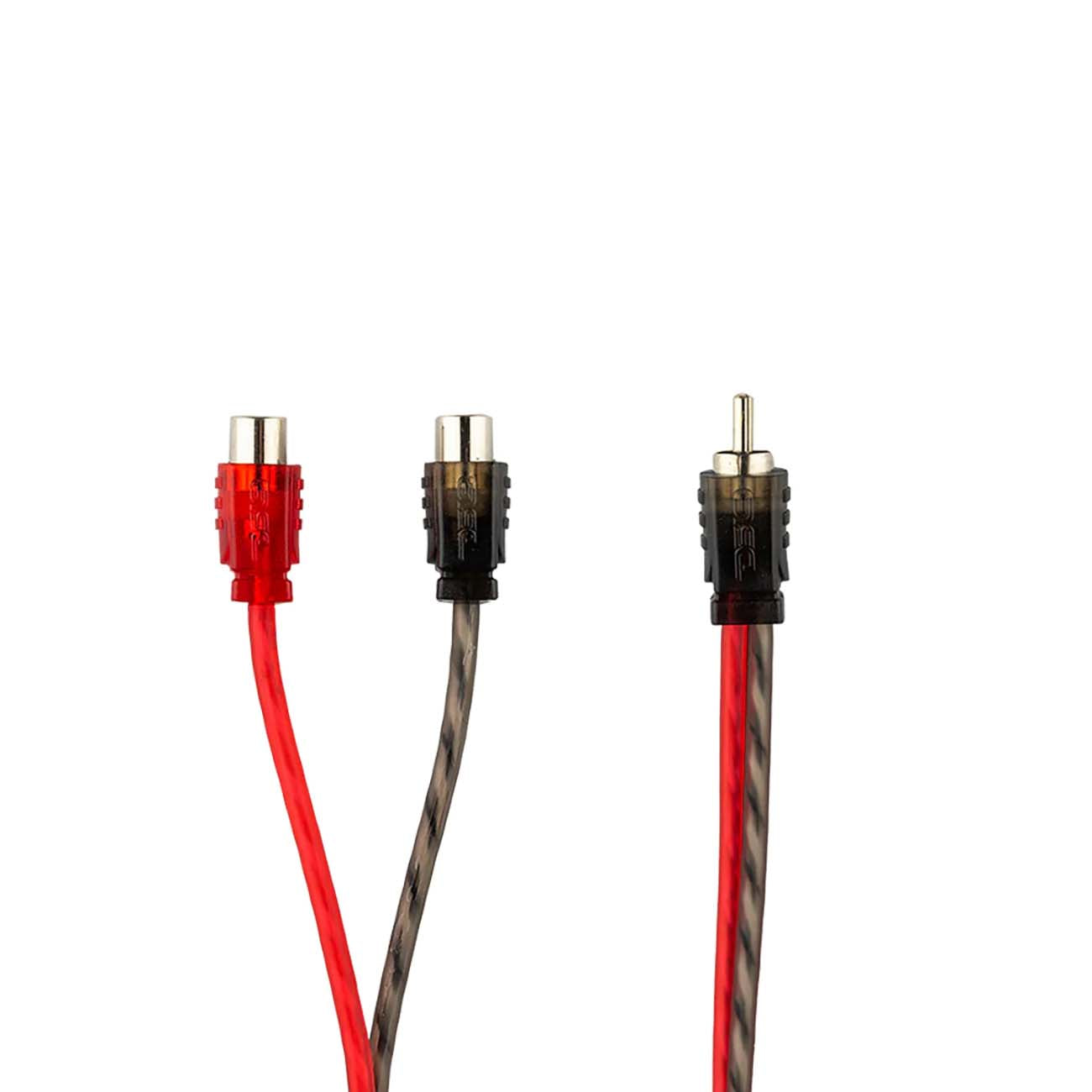 RCA1M2F - DS18 *RCA2F1M* Ultra Flex Y-RCA Cable: 1 Male to 2 Female