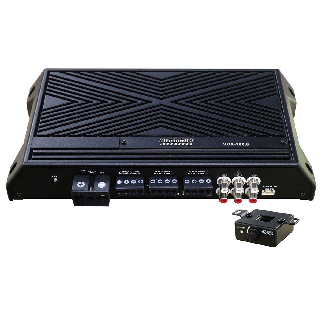 SDX1006 - Sundown Audio 6 Channel Compact Amplifier - 900 Watts RMS