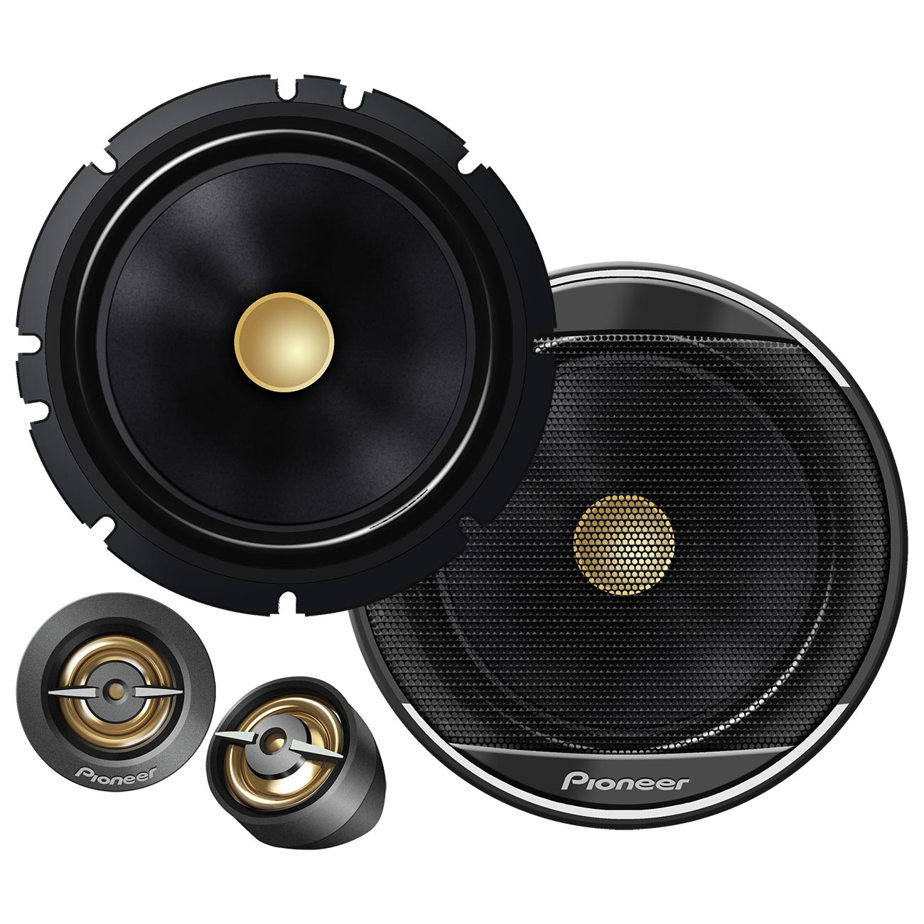 TSA1601C - Pioneer 6-1/2" 2-Way Component System - 350 Watts Max / 80 RMS (Pair)