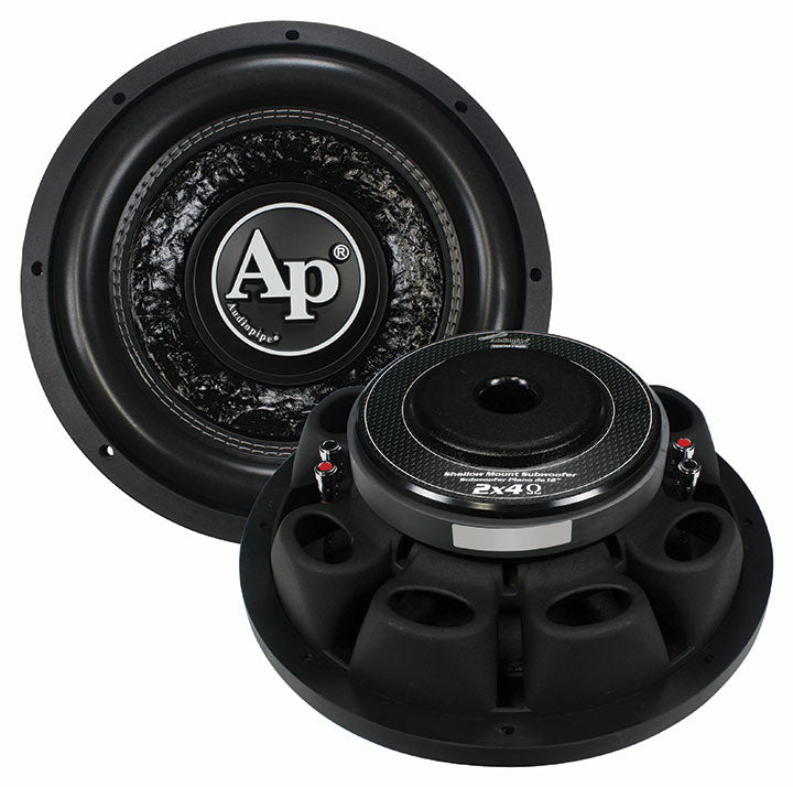 TXXFA1000 - Audiopipe 10" Shallow Woofer Dual VC 4 ohm 600 Watts