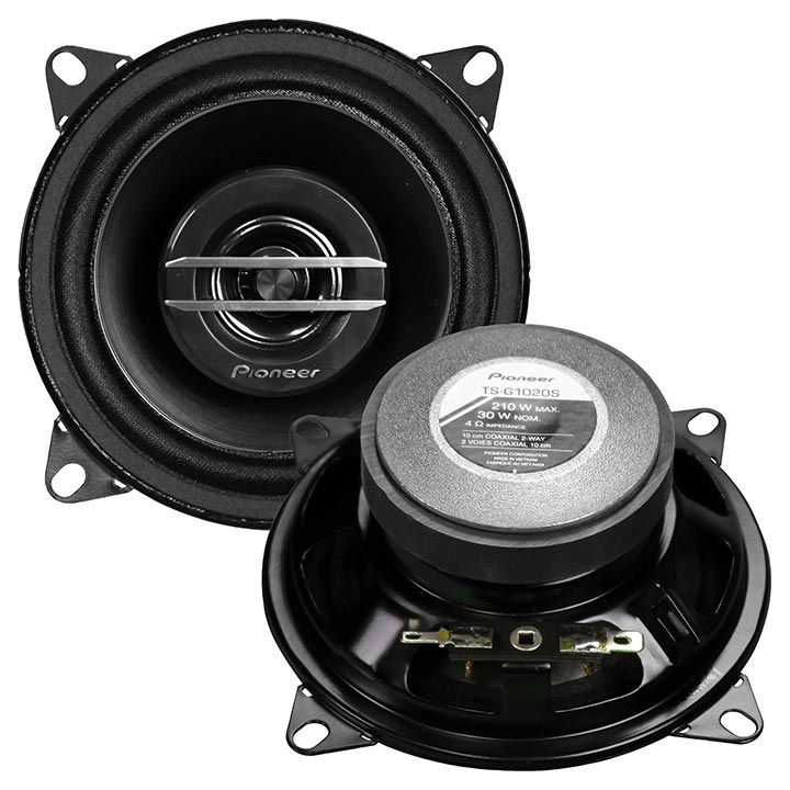 TSG1020S - Pioneer 4" 2 Way Full Range Speakers 210 Watts - Pair - No Grills