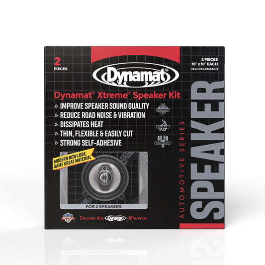 10415 - DYNAMAT XTREME 1.4 SQ. FT. SPEAKER KIT; 2 PCS 10"x10"