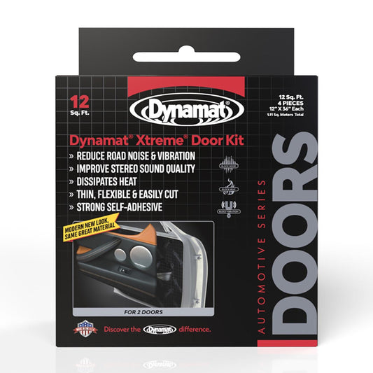 10435 - DYNAMAT XTREME 12 SQ FT 4 SHEETS 12"x36"; DOOR/CEILING