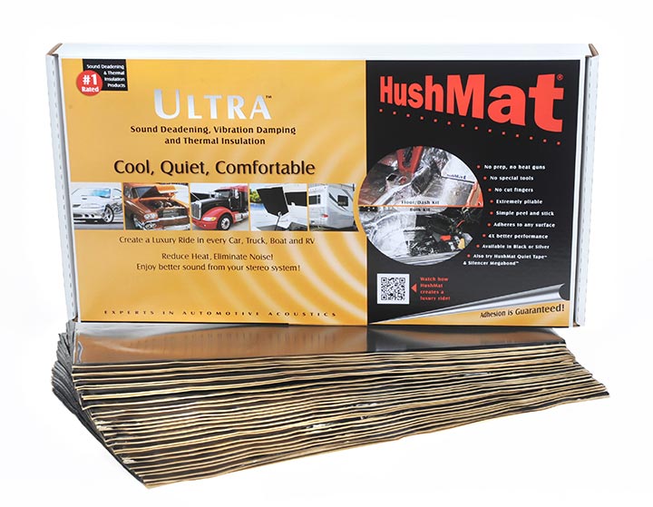 10500 - Hushmat Bulk Kit Black; (30) 12" x 23" sheets; 58.1 Square Feet