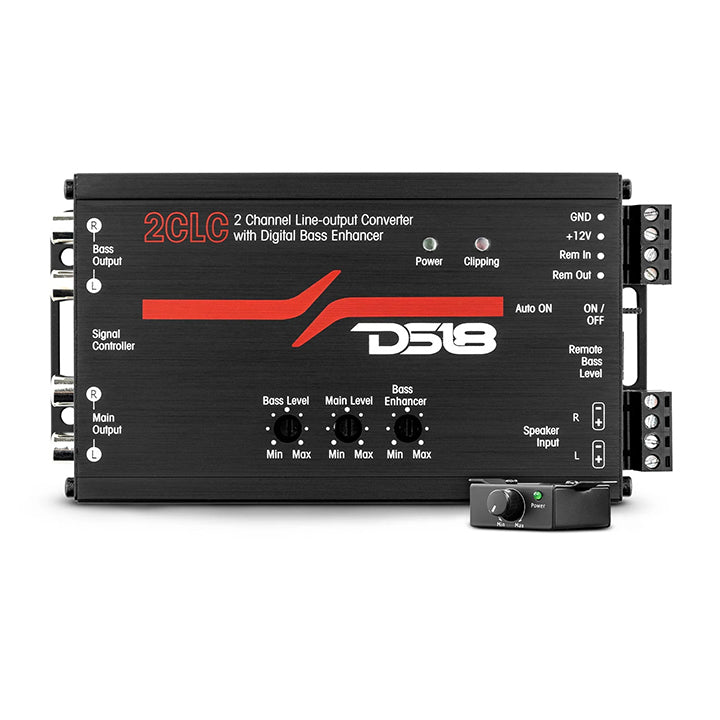 2CLC - DS18 2 Channel Line Output Converter with Digital Bass Enhancer