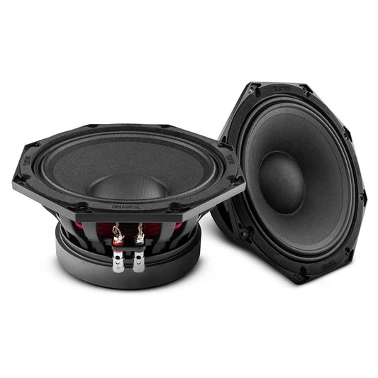 8OCT4008 - DS18 Octagonal 8" Midrange Speaker 400W RMS/800W Max 8 Ohm (Sold Each)