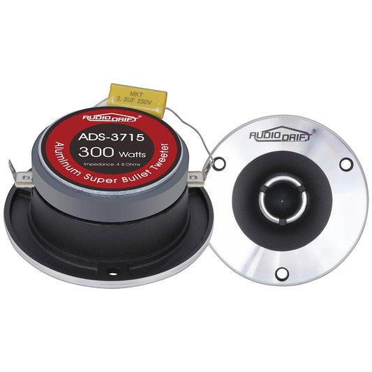 ADS3715 - Audiodrift 3-3/4" Aluminum Super Bullet Tweeters (Pair)