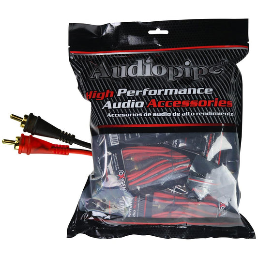 AMF10 - Audiopipe 10ft Oxygen Free RCA Cable - 10pcs per bag