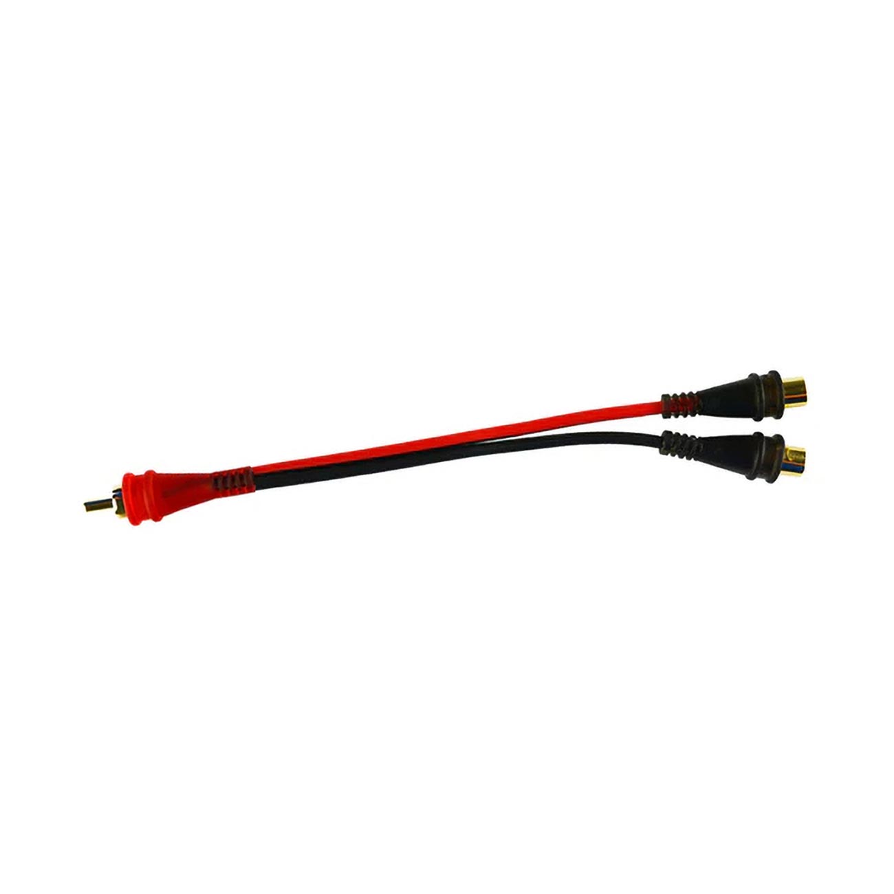 AMFVYM2F - Audiopipe Oxygen Free 1M/2F Y-Splitter RCA Cable with Gold Connectors