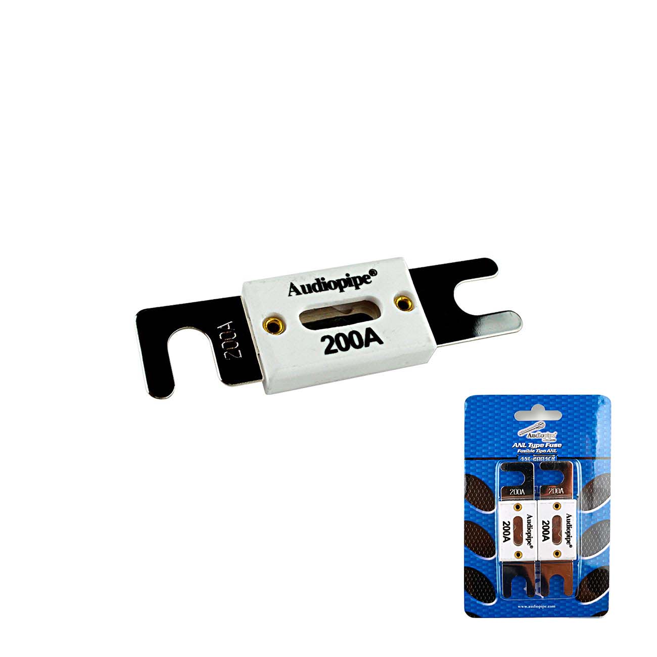 ANL200ACR - Audiopipe 200 Amp Ceramic ANL Type Fuse (2-Pack)