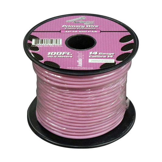 AP14100PK - Audiopipe 14 Gauge 100Ft Primary Wire pink