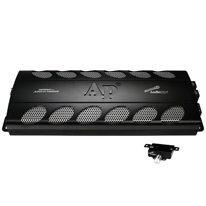 APCLE18001D - Audiopipe 1800W Class D amplifier remote woofer control