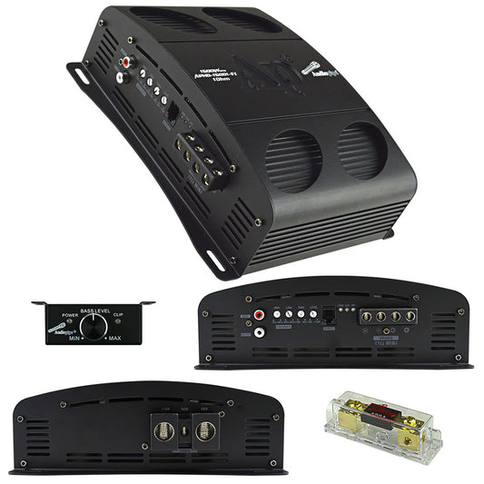 APHD15001F1 - Audiopipe Class D Full Bridge High Power Amplifier 1500 Watts Mono 1 ohm Stable