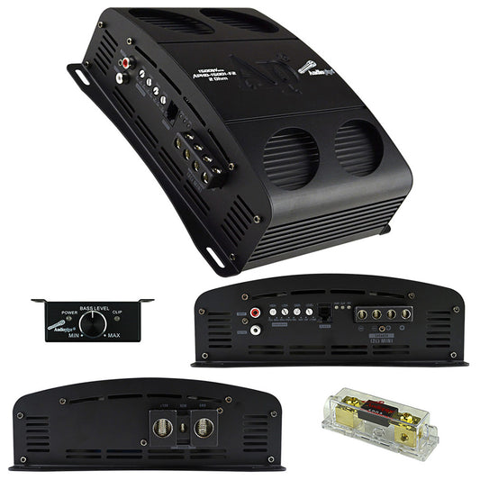 APHD15001F2 - Audiopipe Class D Full Bridge High Power Amplifier 1500 Watts Mono 2 ohm Stable