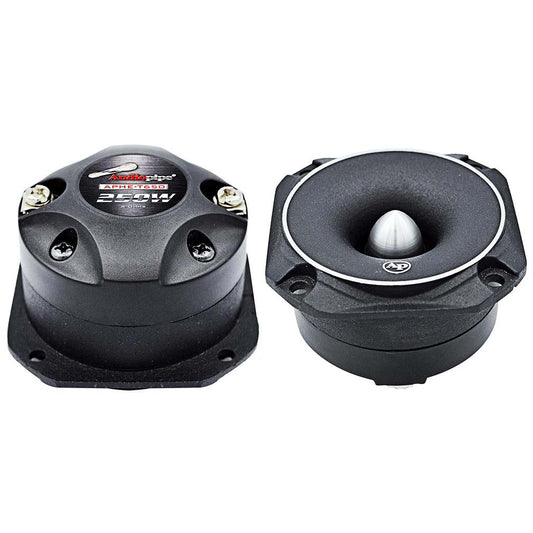 APHET650 - Audiopipe 2.5" Super High Frequency Titanium Tweeter 250W Max Pair