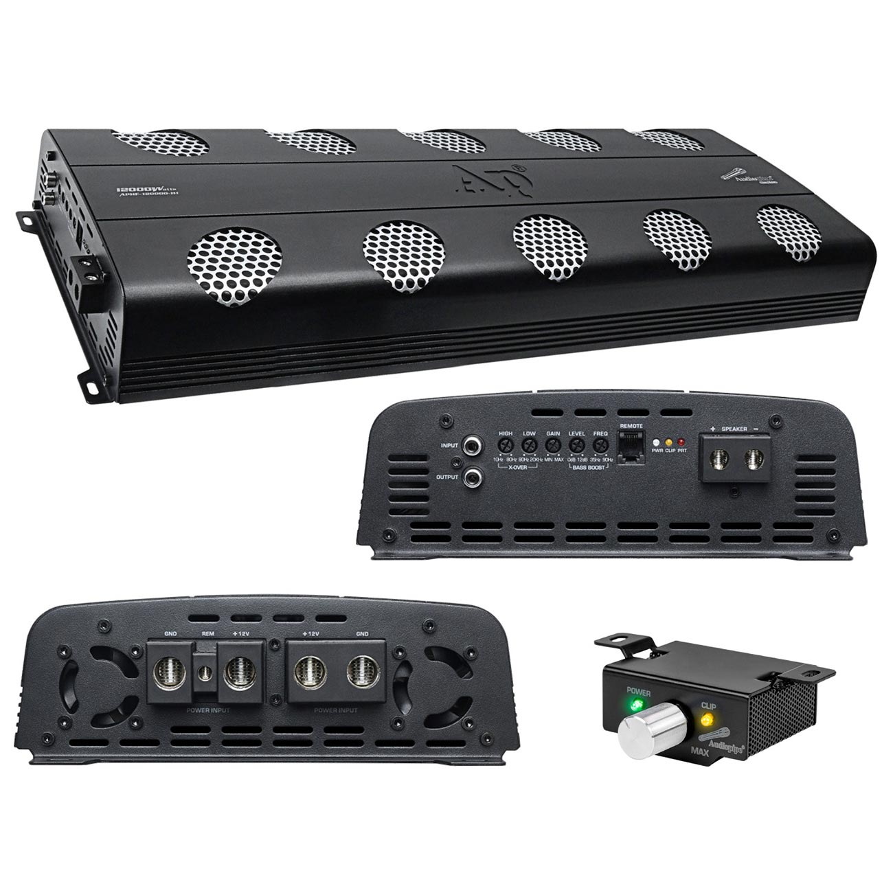 APHF12000DH1 - Audiopipe Full Range Class-D Monoblock Amplifier 12000W RMS