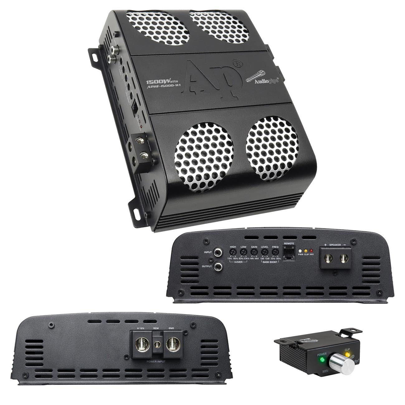APHF1500DH1 - Audiopipe Full Range Class D Monoblock Amplifier 1500 Watts