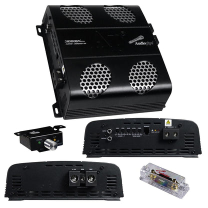 APHF3000DH1 - Audiopipe Full Range Class D Monoblock Amplifier 3000 Watts
