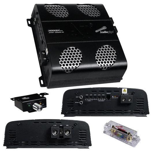 APHF3000DH1 - Audiopipe Full Range Class D Monoblock Amplifier 3000 Watts